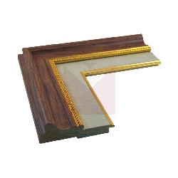 roble con cadenita oro - simil tela 5cm con filete oro Enmarcado de cuadros