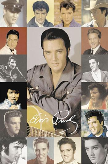 Poster - Elvis Presley composite
