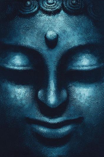 Poster - Blue Buddha