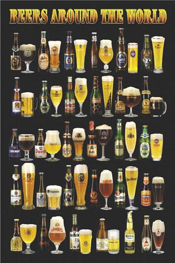 Poster - Beers around the world