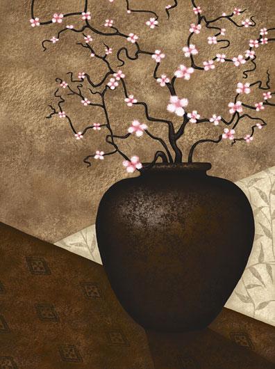 Lamina - Cherry Blossom in Vase