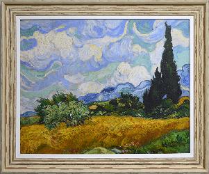Cuadro Campo de trigo con cipreces Van Gogh Enmarcado de cuadros