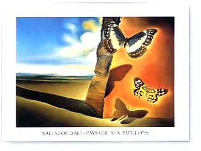 Lamina - Paysage aux papillons