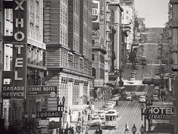 Lamina - Powell Street in San Francisco, 1953