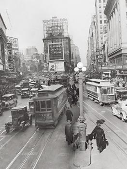 Lamina - Times Square From 43rd Street, 1930 