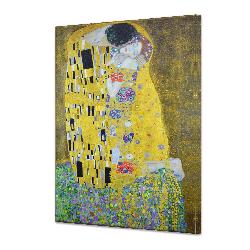Cuadro Canvas Bastidor  El Beso Klimt Enmarcado de cuadros
