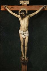 Diego Velazquez, Cristo Crucificado Enmarcado de laminas