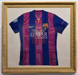Enmarcado camiseta Barcelona Enmarcado de laminas