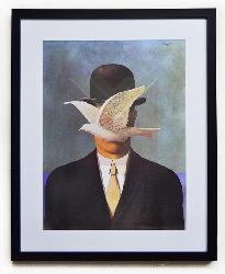 Cuadro Man in a Bowler Hat Magritte Enmarcado de laminas