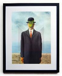 Cuadro El hijo del hombre Magritte Enmarcado de laminas