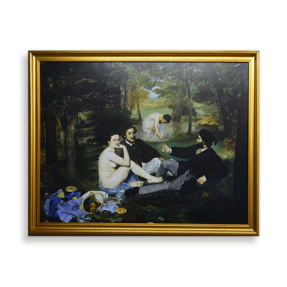 cuadro  El Almuerzo sobre la hierba,  Manet Edouard