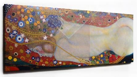 Cuadro Serpientes de agua, Klimt Enmarcado de laminas